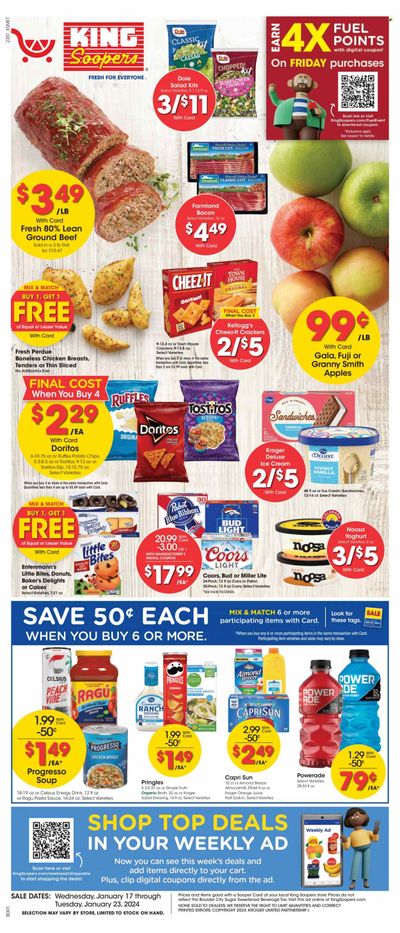 King Soopers (CO) Weekly Ad Flyer Specials January 17 to January 23, 2024