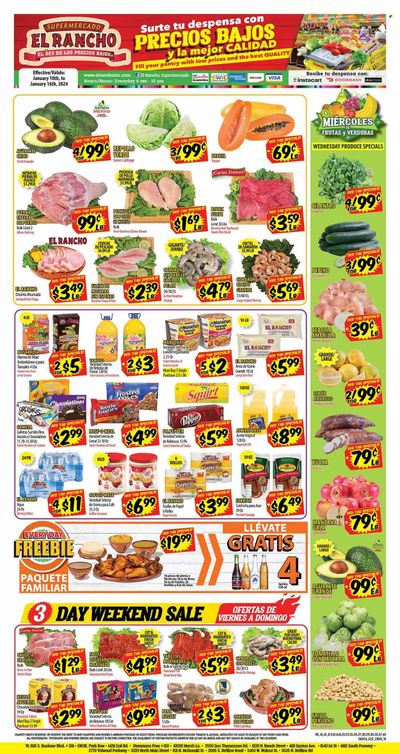 El Rancho (TX) Weekly Ad Flyer Specials January 10 to January 16, 2024