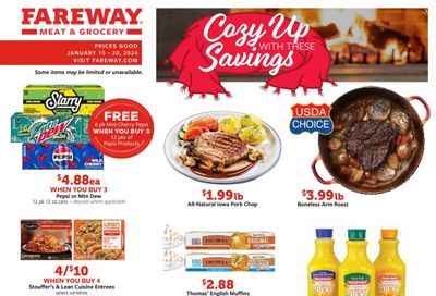 Fareway (IA) Weekly Ad Flyer Specials January 15 to January 20, 2024
