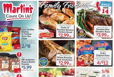 Martin’s (IN, MI) Weekly Ad Flyer Specials January 14 to January 20, 2024