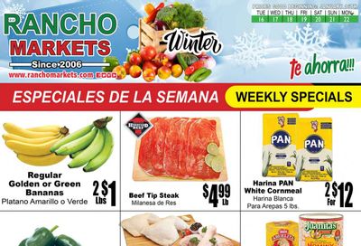 Rancho Markets (UT) Weekly Ad Flyer Specials January 16 to January 22, 2024
