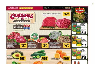 Cardenas (CA, NV) Weekly Ad Flyer Specials January 10 to January 16, 2024