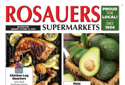Rosauers (ID, MT, OR, WA) Weekly Ad Flyer Specials January 10 to January 16, 2024