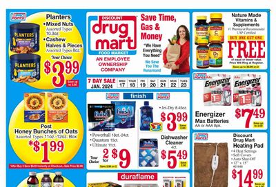 Discount Drug Mart (OH) Weekly Ad Flyer Specials January 17 to January 23, 2024