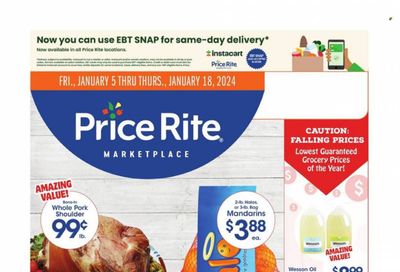 Price Rite (CT, MA, MD, NH, NJ, NY, PA, RI) Weekly Ad Flyer Specials January 5 to January 18, 2024