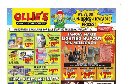 Ollie's Bargain Outlet Weekly Ad Flyer Specials January 11 to January 17, 2024