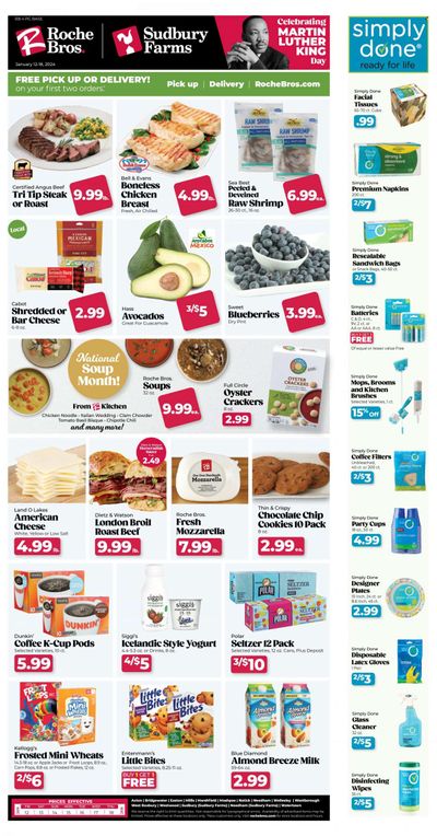 Roche Bros. (MA) Weekly Ad Flyer Specials January 12 to January 18, 2024