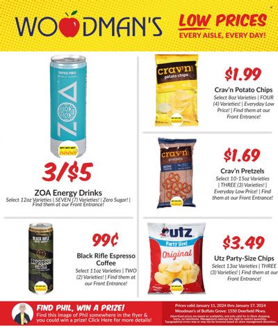 Woodman's Markets (IL, WI) Weekly Ad Flyer Specials January 11 to January 17, 2024