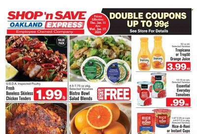 Shop ‘n Save Express (MD, PA, WV) Weekly Ad Flyer Specials January 11 to January 17, 2024