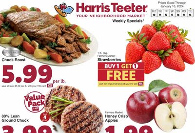 Harris Teeter Weekly Ad Flyer Specials January 10 to January 16, 2024