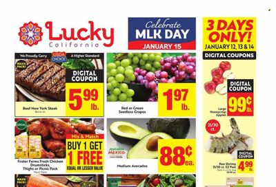 Lucky California Weekly Ad Flyer Specials January 10 to January 16, 2024