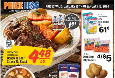Price Less Foods Weekly Ad Flyer Specials January 10 to January 16, 2024