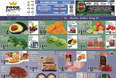 Food Dynasty (NY) Weekly Ad Flyer Specials January 12 to January 18, 2024