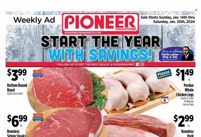 Pioneer Supermarkets (NJ, NY) Weekly Ad Flyer Specials January 14 to January 20, 2024