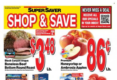 Super Saver Weekly Ad Flyer Specials January 17 to January 23, 2024