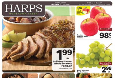 Harps Hometown Fresh (AR, KS, MO, OK) Weekly Ad Flyer Specials January 17 to January 23, 2024