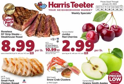 Harris Teeter Weekly Ad Flyer Specials January 17 to January 23, 2024