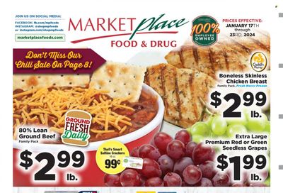 Marketplace Foods (ND) Weekly Ad Flyer Specials January 17 to January 23, 2024