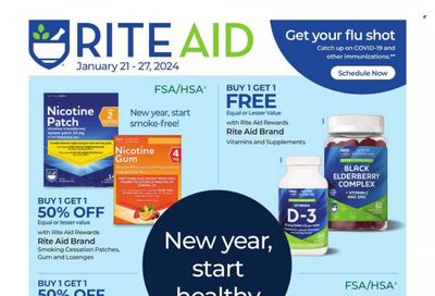 RITE AID Weekly Ad Flyer Specials January 21 to January 27, 2024