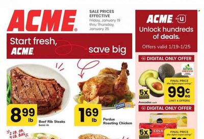 ACME (DE, NJ, NY, PA) Weekly Ad Flyer Specials January 19 to January 25, 2024