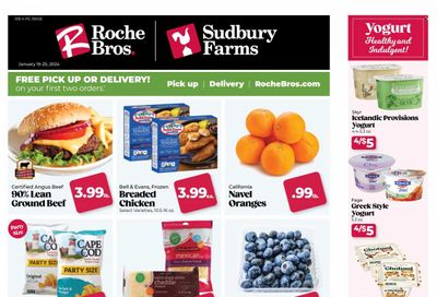 Roche Bros. (MA) Weekly Ad Flyer Specials January 19 to January 25, 2024