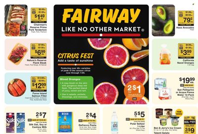 Fairway Market (CT, NJ, NY) Weekly Ad Flyer Specials January 19 to January 25, 2024