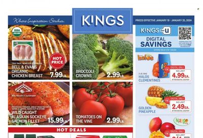 Kings Food Markets (CT, NJ, NY) Weekly Ad Flyer Specials January 19 to January 25, 2024