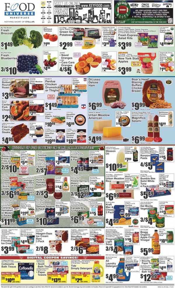 Food Universe (NY) Weekly Ad Flyer Specials January 19 to January 25, 2024