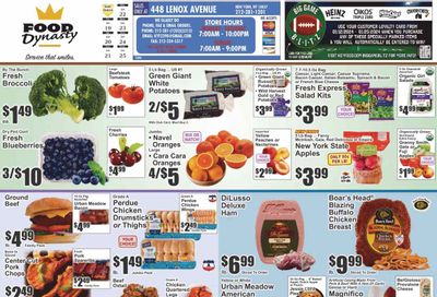 Food Dynasty (NY) Weekly Ad Flyer Specials January 19 to January 25, 2024