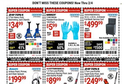 Harbor Freight Weekly Ad Flyer Specials January 22 to February 4, 2024