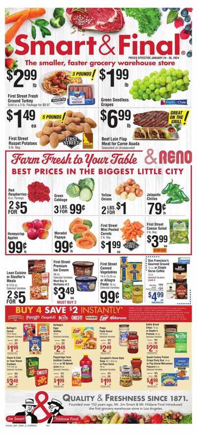 Smart & Final (NV) Weekly Ad Flyer Specials January 24 to January 30, 2024