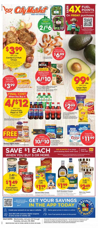 City Market (CO, UT, WY) Weekly Ad Flyer Specials January 24 to January 30, 2024