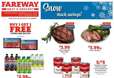 Fareway (IA) Weekly Ad Flyer Specials January 22 to January 27, 2024