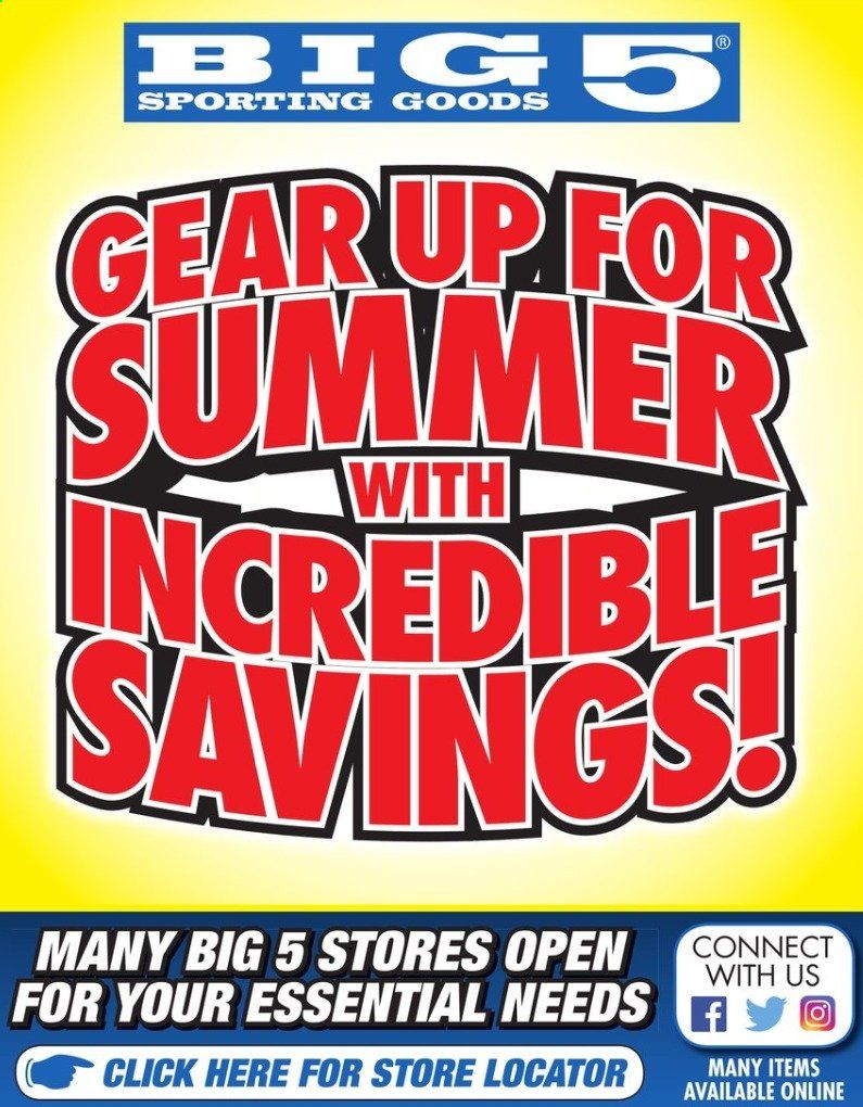 Big 5 Weekly Ad & Flyer May 17 to 31