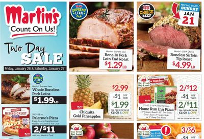 Martin’s (IN, MI) Weekly Ad Flyer Specials January 21 to January 27, 2024