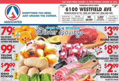 Associated Supermarkets (NY) Weekly Ad Flyer Specials January 19 to January 25, 2024