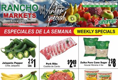 Rancho Markets (UT) Weekly Ad Flyer Specials January 23 to January 29, 2024