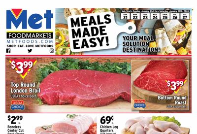 Met Foodmarkets Weekly Ad Flyer Specials January 21 to January 27, 2024