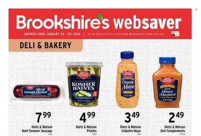 Brookshires (AR, LA, TX) Weekly Ad Flyer Specials January 24 to January 30, 2024