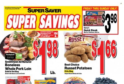 Super Saver Weekly Ad Flyer Specials January 24 to January 30, 2024