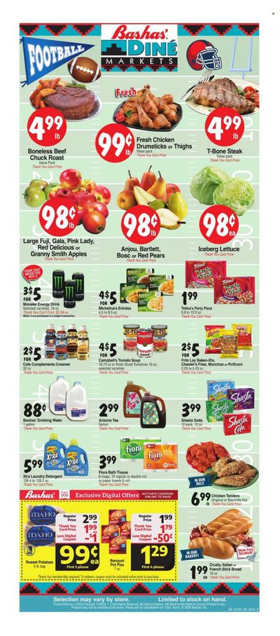 Bashas' Diné Markets (AZ, NM) Weekly Ad Flyer Specials January 24 to January 30, 2024