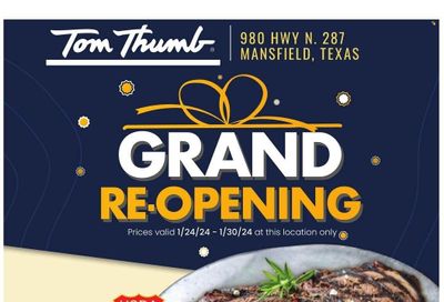 Tom Thumb (TX) Weekly Ad Flyer Specials January 24 to January 30, 2024