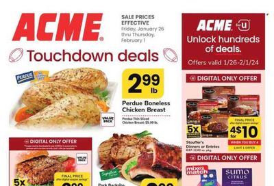 ACME (DE, NJ, NY, PA) Weekly Ad Flyer Specials January 26 to February 1, 2024