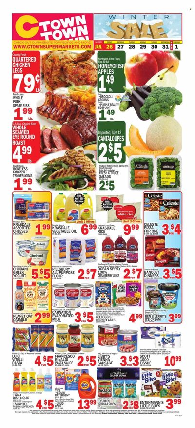 C-Town (CT, FL, MA, NJ, NY, PA) Weekly Ad Flyer Specials January 26 to February 1, 2024