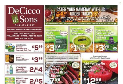DeCicco & Sons (NY) Weekly Ad Flyer Specials January 26 to February 1, 2024