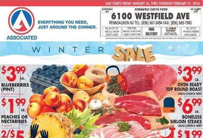 Associated Supermarkets (NY) Weekly Ad Flyer Specials January 26 to February 1, 2024