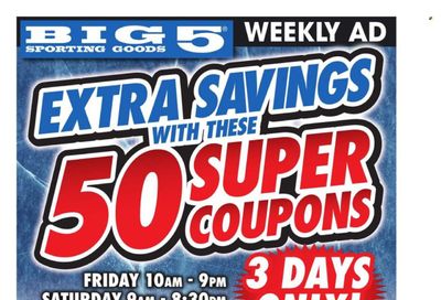 Big 5 (AZ, CA, CO, ID, NM, OR, UT, WA) Weekly Ad Flyer Specials January 28 to January 31, 2024