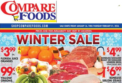 Compare Foods (CT, MD, NC, NJ, NY, RI) Weekly Ad Flyer Specials January 26 to February 1, 2024