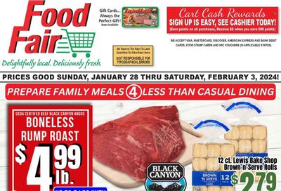 Food Fair Market (KY, OH, WV) Weekly Ad Flyer Specials January 28 to February 3, 2024