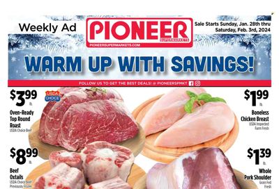 Pioneer Supermarkets (NJ, NY) Weekly Ad Flyer Specials January 28 to February 3, 2024